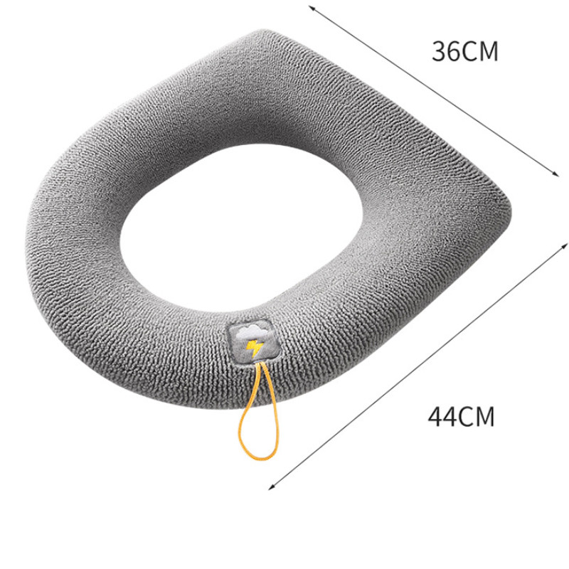 1kom zimska univerzalna topla navlaka za WC dasku periva kupaonska oprema pletena jednobojna navlaka za WC dasku u obliku slova O