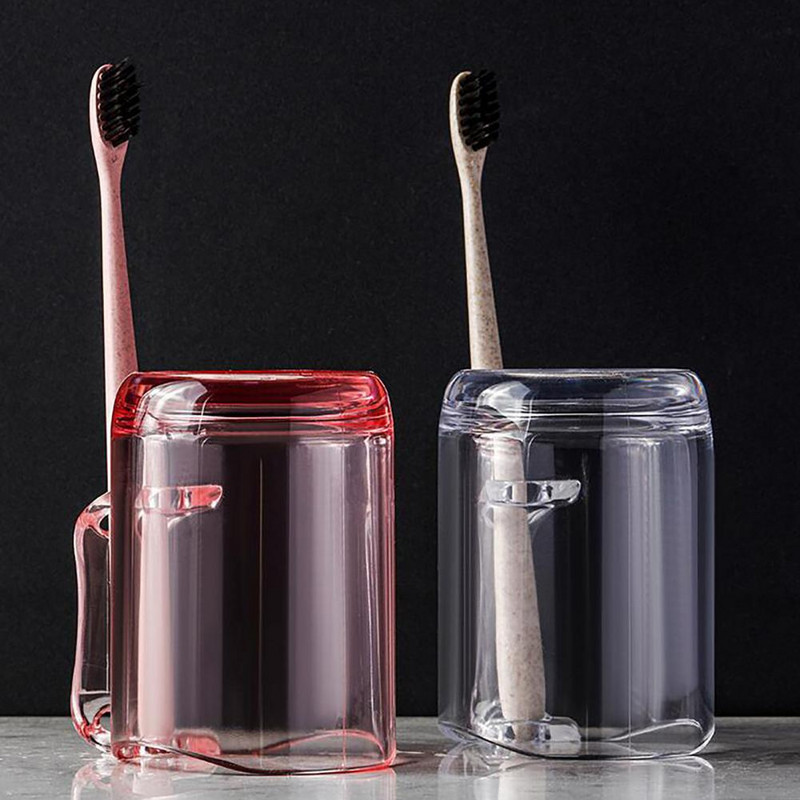 Korisna čašica za ispiranje usta Sigurna čašica za ispiranje usta u kućanstvu Visokog kapaciteta za držanje vode Proziran izgled Čašica za pranje zubi