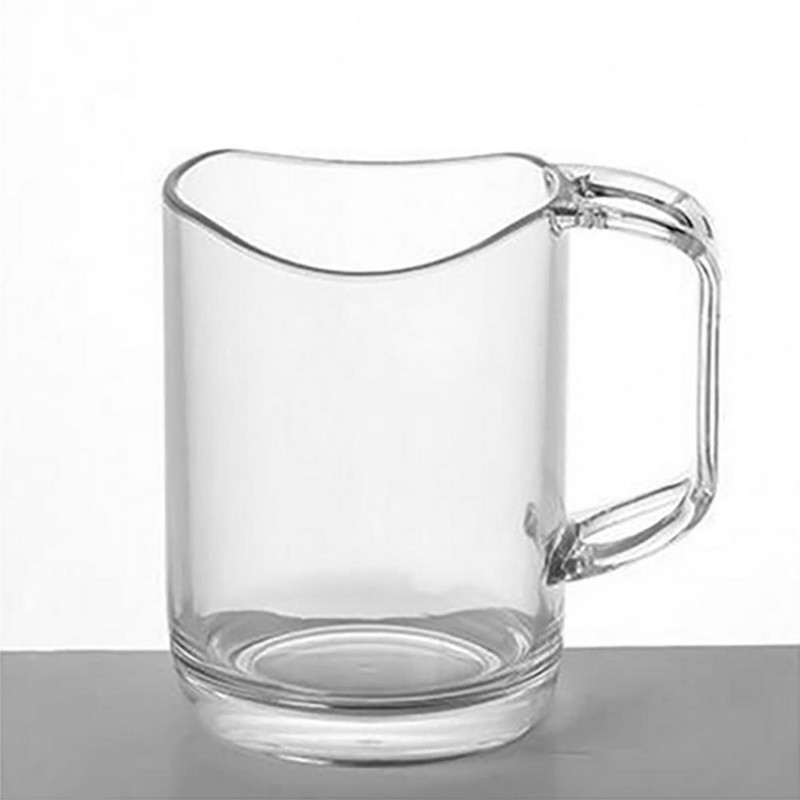 Korisna čašica za ispiranje usta Sigurna čašica za ispiranje usta u kućanstvu Visokog kapaciteta za držanje vode Proziran izgled Čašica za pranje zubi