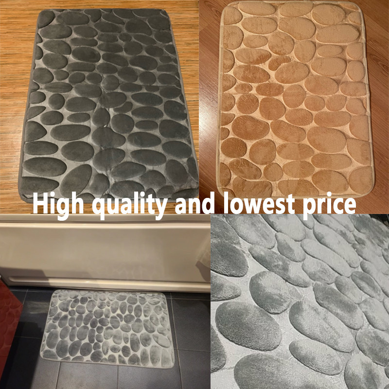 Utisnuta kaldrma Kupaonska prostirka za kadu Neklizajući tepisi u umivaoniku Podna prostirka sa strane kade Otirač za tuširanje Podloga od memorijske pjene