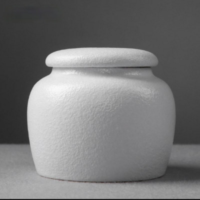 Melns/balts apbedīšanas pelnu burkas urna cilvēku kremēšanai mājdzīvnieku pelnu turētājs keramikas piemiņai Palu pelni zārka zīmogs uzglabāšanas burka