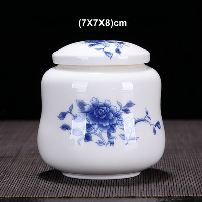 Cilvēka pelnu urnas piemiņas piemiņas zīmogs pods Keramikas hermētisks kārba Ķīnas peonijas Elegance uzglabāšanas apaļš konteiners vīrietim vai mājdzīvniekam