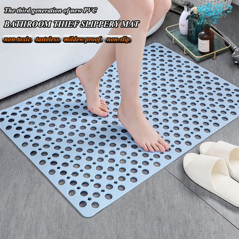 Protuklizna prostirka za tuš kabinu Podna prostirka protiv pada Plastični pravokutni tepih WC Okrugla šuplja vodootporna prostirka Tpe usisna podloga