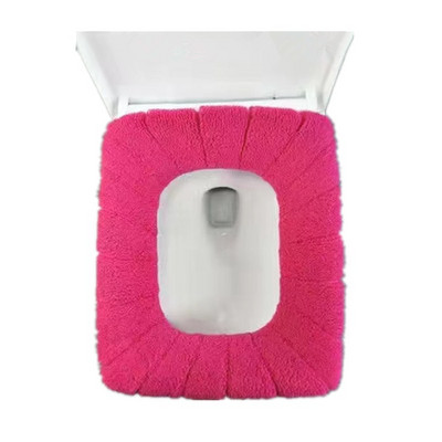 Mekana i pogodna za kožu, velika četvrtasta navlaka za WC školjku, podebljana navlaka za WC školjku koja se može prati, toaletni set za kupaonicu