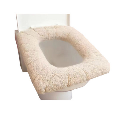 Mekana i pogodna za kožu, velika četvrtasta navlaka za WC školjku, podebljana navlaka za WC školjku koja se može prati, toaletni set za kupaonicu