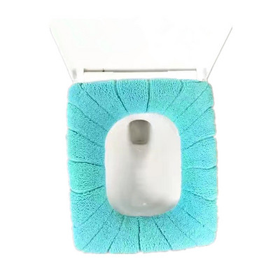 Mekana i pogodna za kožu, velika četvrtasta navlaka za WC školjku, podebljana navlaka za WC školjku koja se može prati, toaletni set za kupaonicu