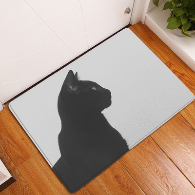 Virtuves paklāji dzīvojamās istabas grīdas paklāji viesmīlības paklājiņš Dzīvnieks jauks kaķis durvju paklājiņš virtuves paklājiņš vannas istabas pretslīdes paklājs durvju paklājs