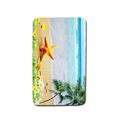 Pludmales sērijas pretslīdēšanas vannas paklājiņš 1 gab. 3D vannas istabas paklājiņi Flīsa tualetes vāka vāks Durvju paklājs Paklājs Guļamistabas paklāji mājas dekorēšanai