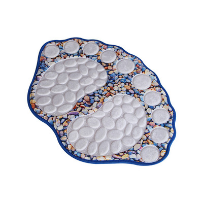 Velika stopala Prostirka za kupaonicu Neklizajuća WC Kupaonska prostirka Otirač Podna upijajuća podloga za noge Prostirke za kupaonicu s reljefnim flanelom