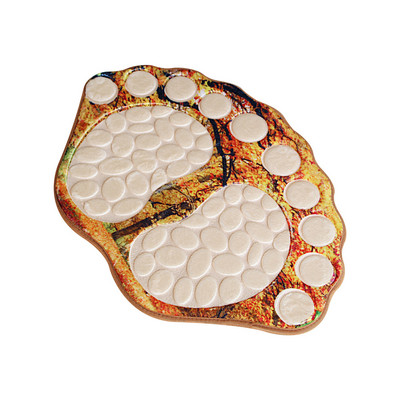 Velika stopala Prostirka za kupaonicu Neklizajuća WC Kupaonska prostirka Otirač Podna upijajuća podloga za noge Prostirke za kupaonicu s reljefnim flanelom