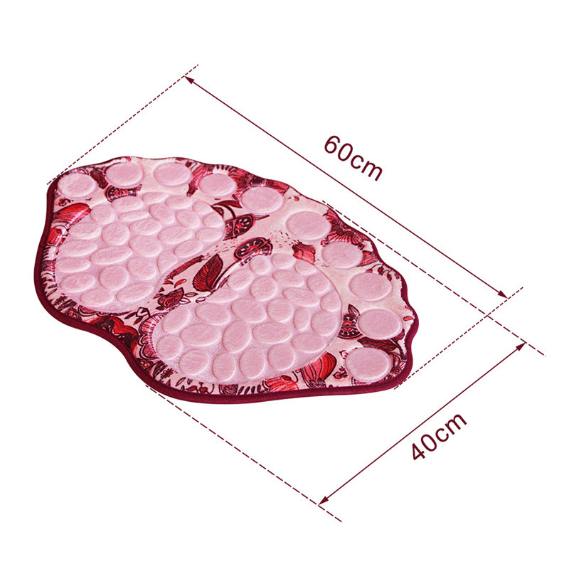 Velika stopala Prostirka za kupaonicu Neklizajuća WC Kupaonska prostirka Otirač Podna upijajuća podloga za noge Prostirke za kupaonicu s reljefnim flanelom