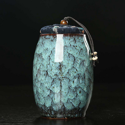 Keramička urna za kremiranje kućnih ljubimaca Pogrebni suvenir Kućni ljubimac, pas, mačka, urna za kremiranje, ptica, miš, pepeo, urna, lijes za kućne ljubimce, uspomena na ljubimca 6 * 13,3 CM/300 ML