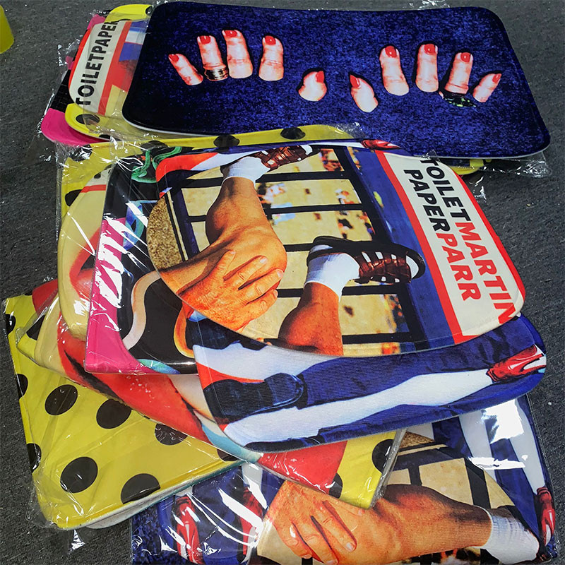 Toaletni papir Navlaka za WC sjedalo Tepih Bib Kreativna smiješna ilustracija za časopis Komoda Dekoracija Kupaonski dodaci Mat Set od 3 komada