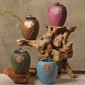 Keramička urna za uspomenu na ljubimce za pse, mačke, pepeo za kremiranje, pogrebni kovčeg za male dijelove ljudskog pepela kod kuće