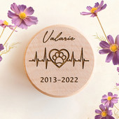 Personalizēta pielāgota vārda gravēšana mājdzīvnieku kažokādu matu komplekts uzglabāšanas kaste kaķa suņa zobi pielāgota koka kaste, saglabājiet dāvanu pazudušā mājdzīvnieka piemiņas kaste