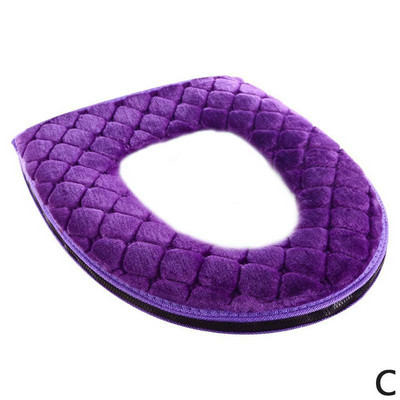 Šiltas tualeto dangtis Vonios tualeto kilimėlio užvalkalas Plaunamas užvalkalas 30 cm pagalvėlės pagalvėlė Minkštas tualetas karštas vonios sėdynės priedai