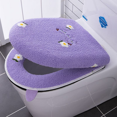 Uus kuum müük WC-padja majapidamiskomplekt WC-istme kate 1/2-osaline komplekt universaalne WC-padja tõmblukk