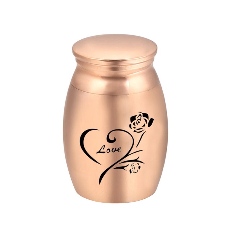 Anđeosko krilo Mala urna za uspomenu za pepeo Mini držač za pepeo za kremiranje Spomenik od legure Voljeni čovjek Kućni ljubimac Pas Mačka Pepeo