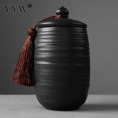 Crno/bijela posuda za pogrebni pepeo Urna za kremiranje ljudi Držač pepela za kućne ljubimce Keramičke urne za uspomenu Pepeo za prijatelje kovčeg Posuda za pohranu