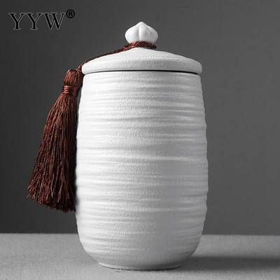 Crno/bijela posuda za pogrebni pepeo Urna za kremiranje ljudi Držač pepela za kućne ljubimce Keramičke urne za uspomenu Pepeo za prijatelje kovčeg Posuda za pohranu