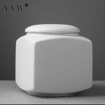 Crno/bijela posuda za pogrebni pepeo Urna za kremiranje ljudi Držač pepela za kućne ljubimce Keramičke urne za uspomenu Pepeo za prijatelje kovčeg Posuda za pohranu