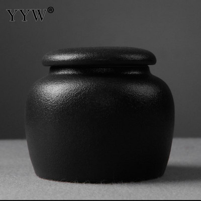 Crno/bijela posuda za pogrebni pepeo Urna za kremiranje ljudi Držač pepela za kućne ljubimce Keramičke urne za uspomenu Pepeo za prijatelje kovčeg Posuda za pohranu