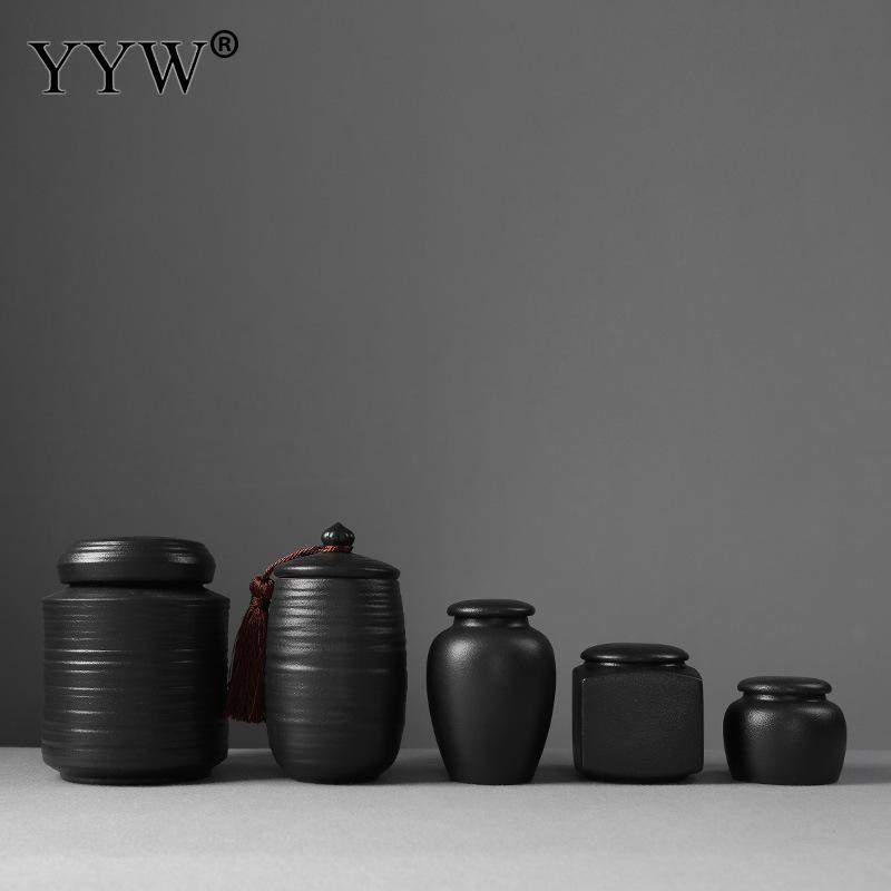 Crno/bijela posuda za pogrebni pepeo Urna za kremiranje ljudi Držač pepela za kućne ljubimce Keramičke urne za uspomenu Pepeo za prijatelje kovčeg Posuda za pohranu