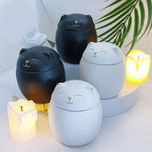 Kaķa formas urna mājdzīvnieku pelniem - kaķa formas piemiņas kremācijas urnas - ar rokām izgatavotas melnas dekoratīvas urnas bērēm, kaķu urna, suņu urna