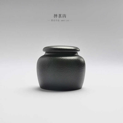 Crno/bijela posuda za pogrebni pepeo Urna za kremiranje ljudi Držač pepela za kućne ljubimce Keramičke urne za uspomenu Pepeo za prijatelje kovčeg Posuda za pohranu