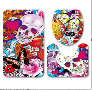 Nordijski leopard uzorak Kupaonica Tuš Prostirka za kupaonicu Poklopac poklopca WC-a Kupaonski tepih Tepisi Ukrasi doma Životinje Kupaonske prostirke Set