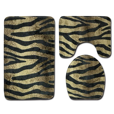 Nordijski leopard uzorak Kupaonica Tuš Prostirka za kupaonicu Poklopac poklopca WC-a Kupaonski tepih Tepisi Ukrasi doma Životinje Kupaonske prostirke Set