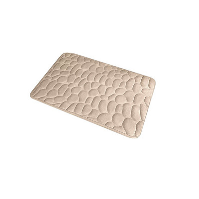 Sākums Vannas istabas paklājiņš Neslīdošs oļu paklājs Absorbējošs tualetes istabas grīda Tualete Memory Foam Mazgājams paklājs Vannas istabas dekoru paklājiņš