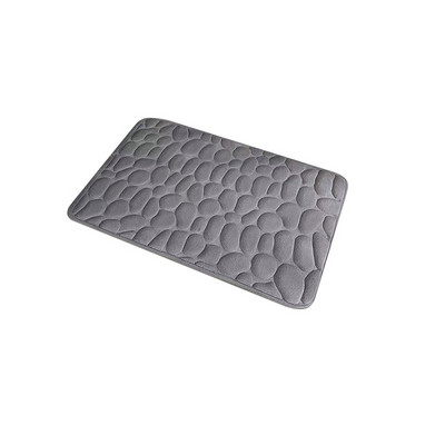 Sākums Vannas istabas paklājiņš Neslīdošs oļu paklājs Absorbējošs tualetes istabas grīda Tualete Memory Foam Mazgājams paklājs Vannas istabas dekoru paklājiņš
