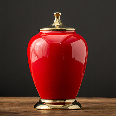 Keramika Pelnu Urna Aizzīmogota Kremēšana Apbedīšanas Pelni Piemiņas Mazie dzīvnieki Mājas suņu Kaķu memoriāls Piemērots Mājas Kamīni Apbedīšana