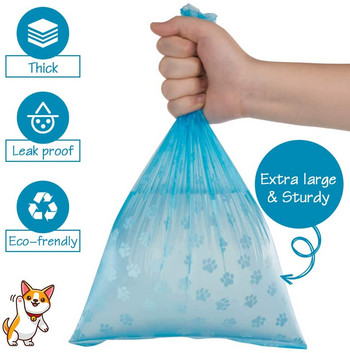 Σακούλες για σκουπίδια 30Rolls Σακούλες σκουπιδιών απορριμμάτων κατοικίδιων ζώων χωρίς άρωμα Βάση μεταφοράς σε εξωτερικό χώρο Διανομέας Εργαλεία καθαρισμού συλλογής Αξεσουάρ για κατοικίδια