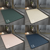 Vannas paklājs Vannas istabas paklāji un paklājiņš 2022. gada vasaras vannas istabas paklājs Vannas istabas aksesuāri Neslīdošs, ātri žūstošs, īpaši uzsūcošs mājas dekors