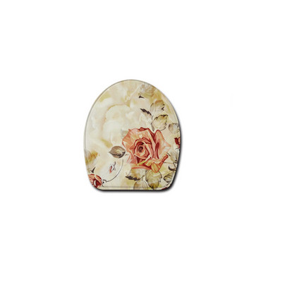 Ljubičasta Crocus prostirka za kupaonicu Cvjetna toaletna prostirka protiv klizanja WC navlaka za sjedalo Tepisi s printom Kupaonski tepih za uređenje doma 1 kom deka