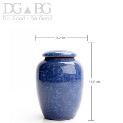 Mini urna Srce Pogreb Mali kovčeg za životinje Urne Funeraire Pour Humain Urne za kremiranje kućnih ljubimaca za ljudski pepeo Memorijalna keramika