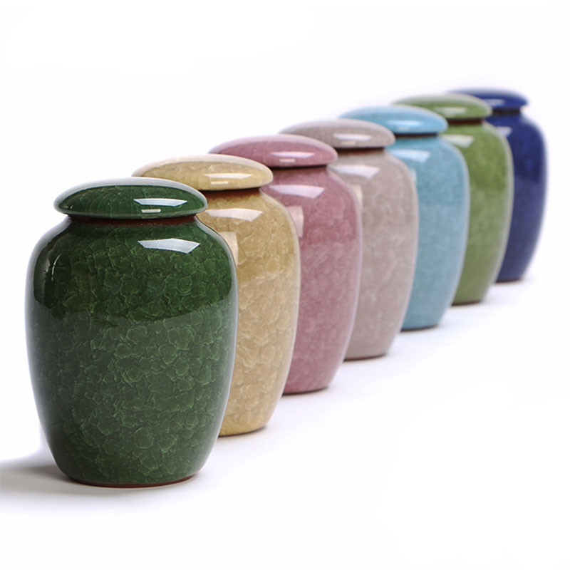 Mini urna Srce Pogreb Mali kovčeg za životinje Urne Funeraire Pour Humain Urne za kremiranje kućnih ljubimaca za ljudski pepeo Memorijalna keramika