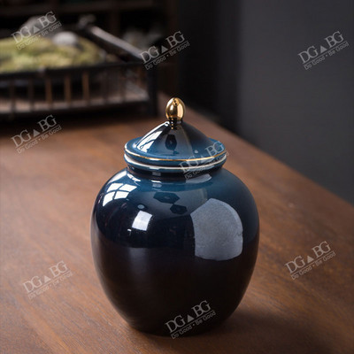 Velike urne za ljudski pepeo Pogrebna keramika Urne za kućne ljubimce Držač za pepeo Zapečaćeni Kremiranje Uspomena za odrasle Spomen suveniri Poklon