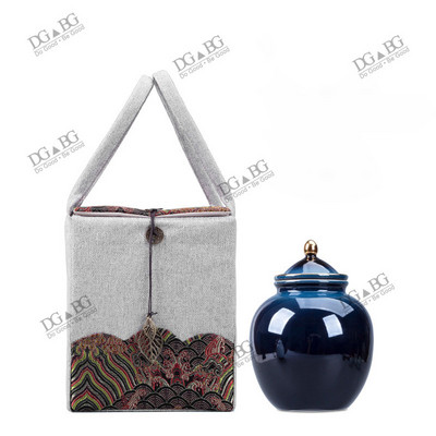 Velike urne za ljudski pepeo Pogrebna keramika Urne za kućne ljubimce Držač za pepeo Zapečaćeni Kremiranje Uspomena za odrasle Spomen suveniri Poklon