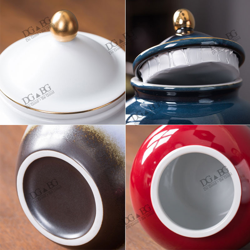 Velike urne za ljudski pepeo Pogrebna keramika Urne za kućne ljubimce Držač za pepeo Zapečaćeni Kremiranje Uspomena za odrasle Spomen suveniri Poklon