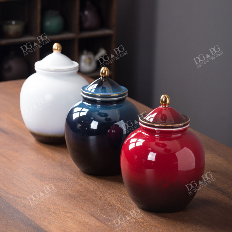 Velike urne za ljudski pepeo Pogrebna keramika Urne za kućne ljubimce Držač za pepeo Zapečaćeni Kremiranje Uspomena za odrasle Spomen suveniri Poklon