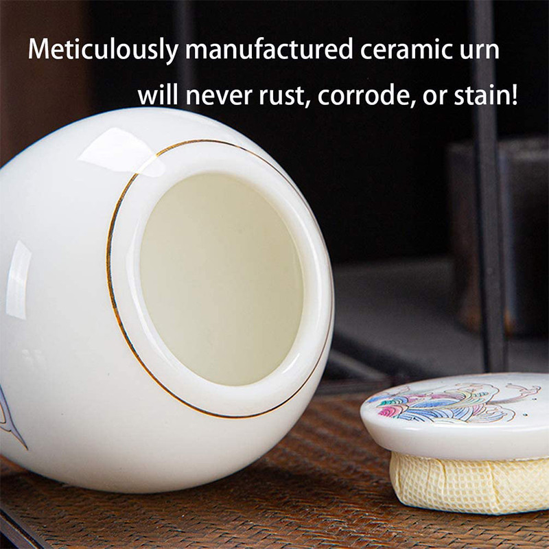 Urne za kućne ljubimce Male urne za kremiranje za ljudski pepeo Keramički držači za pepeo za odrasle pse Mačke Minijaturne memorijalne pogrebne urne za dijeljenje pepela
