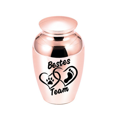 Mini kremacijske urne za pepeo od nehrđajućeg čelika Memorijalni držač za pepeo Male urne za uspomene za pepeo kućnih ljubimaca 30x40MM urna za mačke/pase/ptice