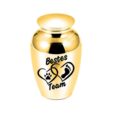 Mini kremacijske urne za pepeo od nehrđajućeg čelika Memorijalni držač za pepeo Male urne za uspomene za pepeo kućnih ljubimaca 30x40MM urna za mačke/pase/ptice