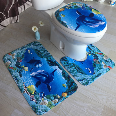 3gab/komplekts Vannas istabas paklājiņu komplekts Flaneļa Pretslīdes Virtuves Vannas Paklājs Paklājs Vannas istabas Paklājs Mazgājams Lente Banheiro Koraļļu vilna