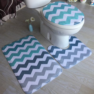 3gab/komplekts Vannas istabas paklājiņu komplekts Flaneļa Pretslīdes Virtuves Vannas Paklājs Paklājs Vannas istabas Paklājs Mazgājams Lente Banheiro Koraļļu vilna