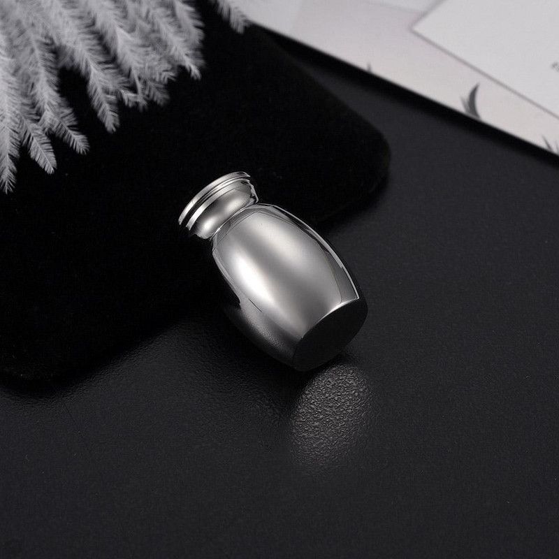 Srebrne mini urne za kremiranje ljudskog pepela Spremnik za uspomenu Staklenka Metalni spomenik Držač pepela za kućne ljubimce Pribor za uspomenu na staklenke