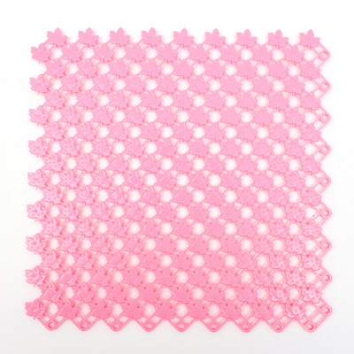 1 buc Covoraș de baie anti-alunecare în formă de frunze de arțar PVC din plastic covoraș de podea impermeabil pentru acasă, baie, duș, covoraș de baie 25 cm x 25 cm